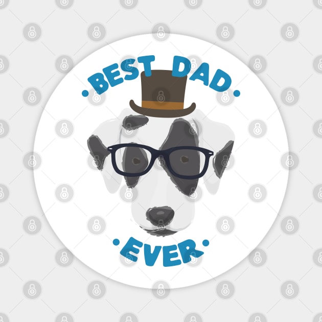 Best Dad Ever | Catahoula Leopard Dog Daddy | Fur Parents | Dog Dad Gifts | Fathers Day Gifts | Dog Lover Gifts Magnet by mschubbybunny